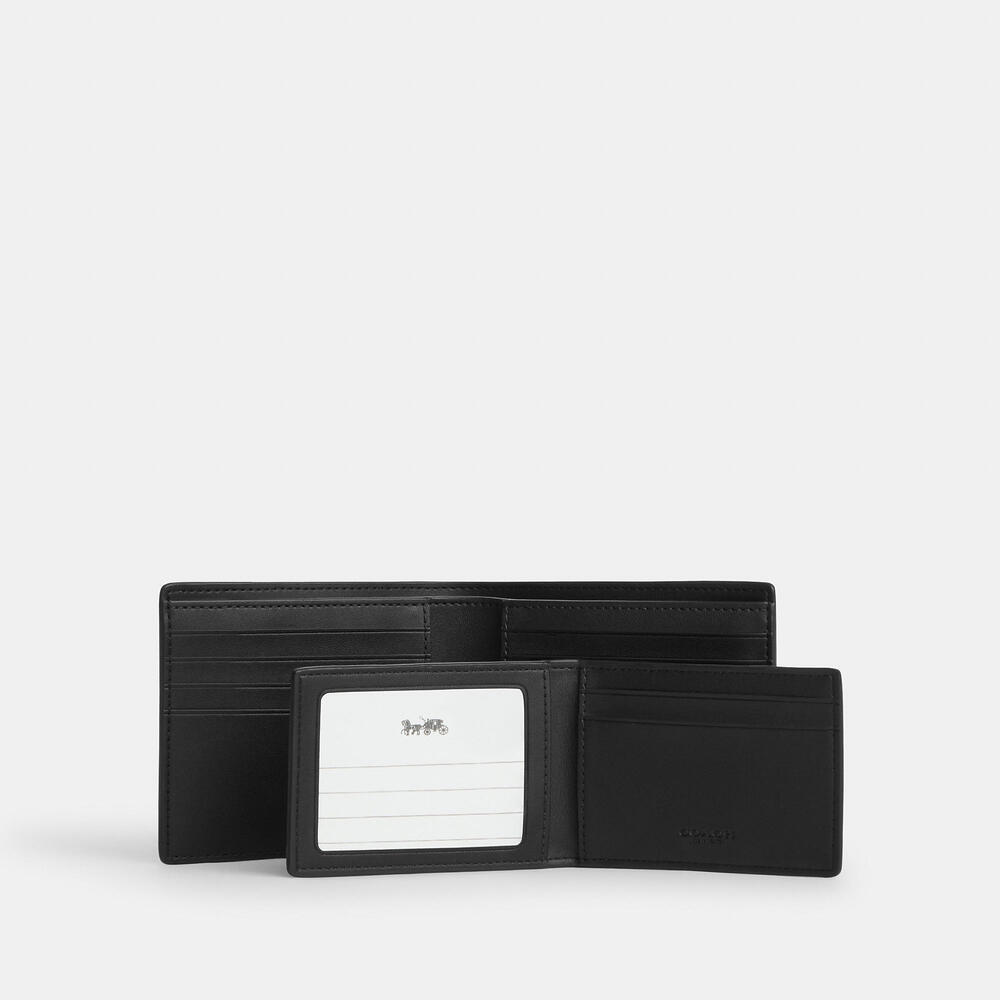 3-In-1 Wallet In Signature Canvas - Picture 2 of 3